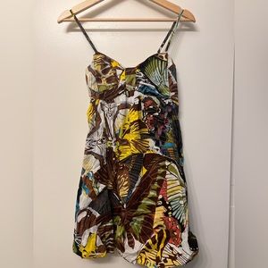American Rag Cie 1984 butterfly bubble 
 dress | M